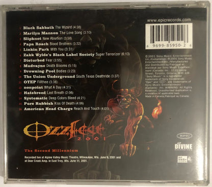 Various : Ozzfest 2001 - The Second Millennium (CD, Comp)