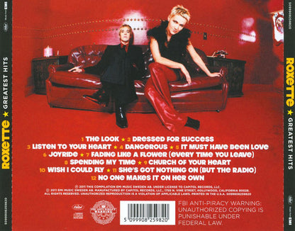 Roxette : Greatest Hits (CD, Comp)