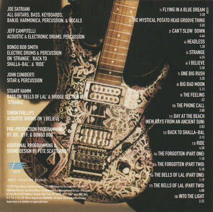 Joe Satriani : Flying In A Blue Dream (CD, Album, RE, RM)