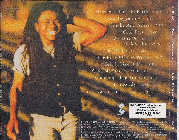 Tracy Chapman : New Beginning (CD, Album, Club)