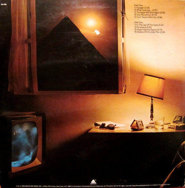 The Alan Parsons Project : Pyramid (LP, Album)