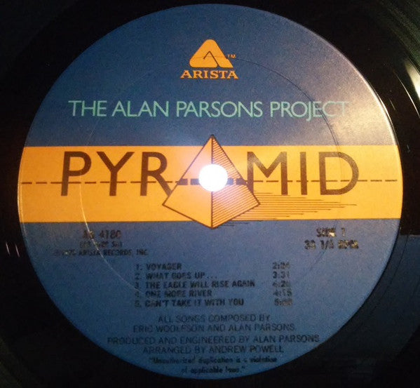 The Alan Parsons Project : Pyramid (LP, Album)