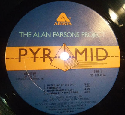 The Alan Parsons Project : Pyramid (LP, Album)