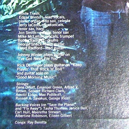 Edgar Winter's White Trash : Edgar Winter's White Trash (LP, Album, Yel)