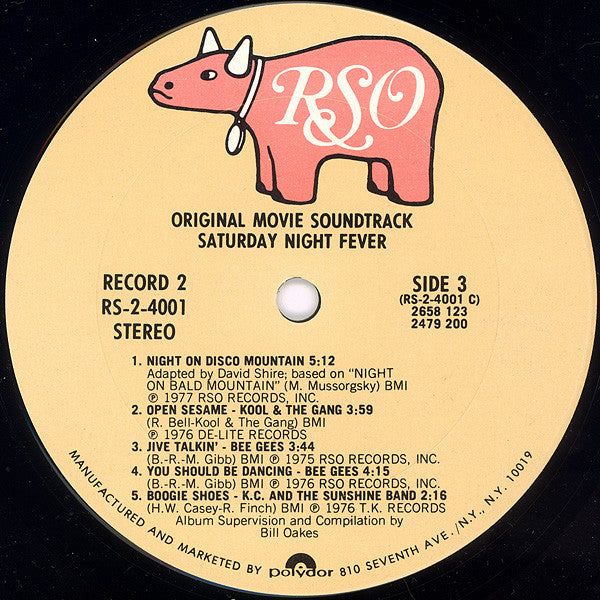 Various : Saturday Night Fever (The Original Movie Sound Track) (2xLP, Album, Comp, Pit)