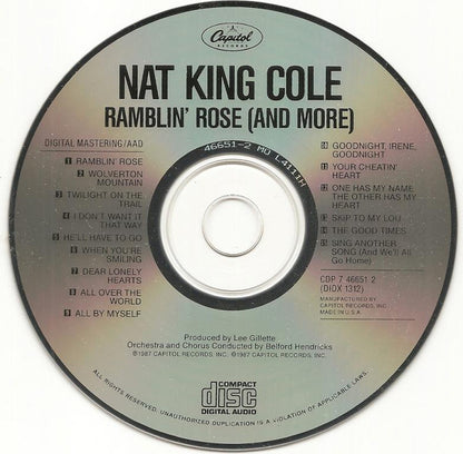 Nat King Cole : Ramblin' Rose (And More) (CD, Album, RE)