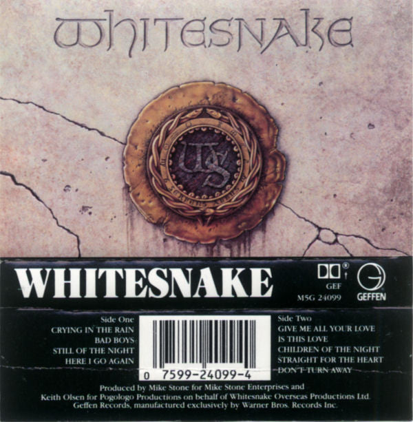 Whitesnake : Whitesnake (Cass, Album, RE, SR,)