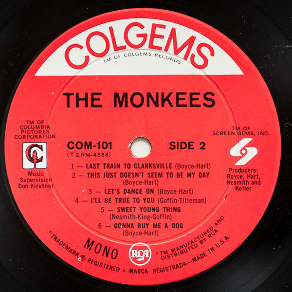 The Monkees : The Monkees (LP, Album, Mono, RP, Ind)