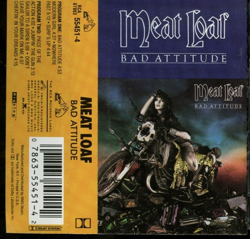 Meat Loaf : Bad Attitude (Cass, Album)