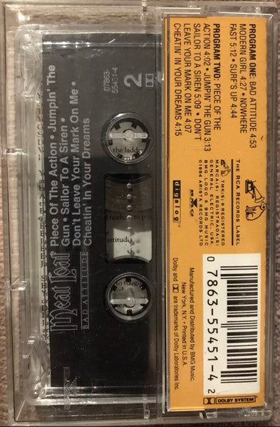 Meat Loaf : Bad Attitude (Cass, Album)