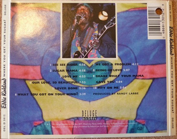 Eddie Kirkland : Where You Get Your Sugar? (CD, Album)