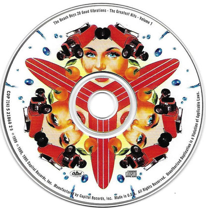 The Beach Boys : The Greatest Hits - Vol. 1: 20 Good Vibrations (CD, Comp, Mono, Club, RM, BMG)