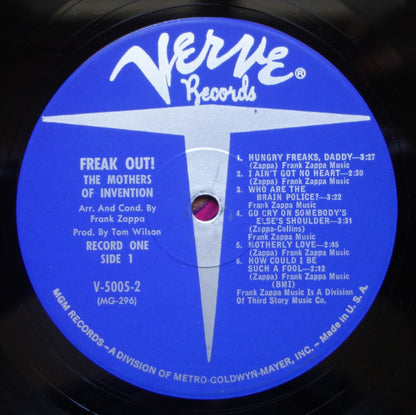 The Mothers Of Invention* : Freak Out! (2xLP, Album, Mono, Hot)