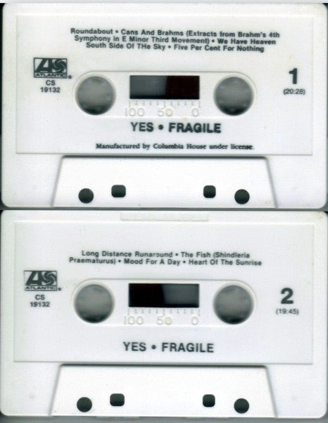 Yes : Fragile (Cass, Album, Club, RE)