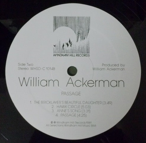 William Ackerman : Passage (LP, Album, Tra)