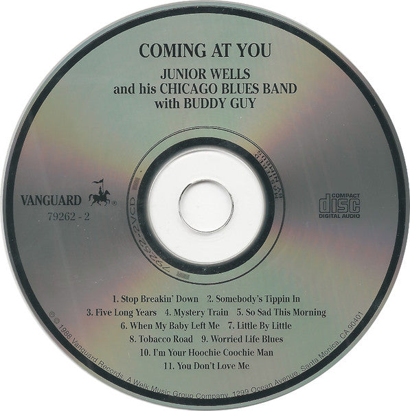 Junior Wells : Coming At You (CD, Album, RE)