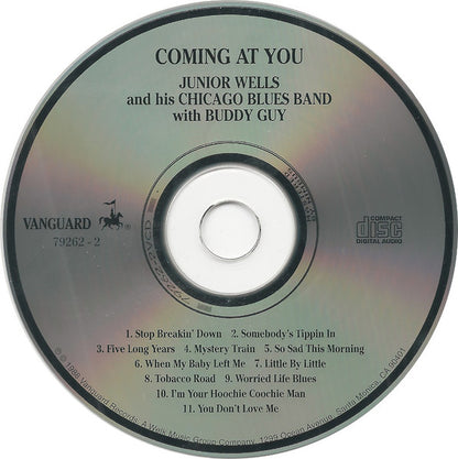 Junior Wells : Coming At You (CD, Album, RE)