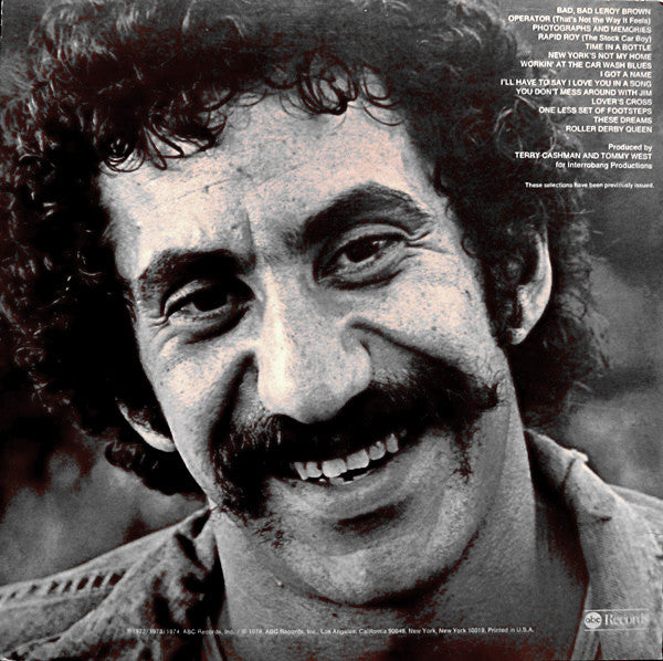 Jim Croce : Photographs & Memories: His Greatest Hits (LP, Comp, Dyn)