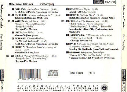 Various : Reference Classics - First Sampling (CD, Smplr)
