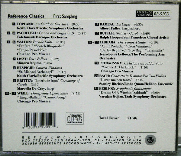 Various : Reference Classics - First Sampling (CD, Smplr)