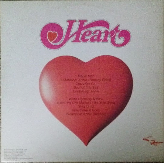 Heart : Dreamboat Annie (LP, Album, RE, Gat)
