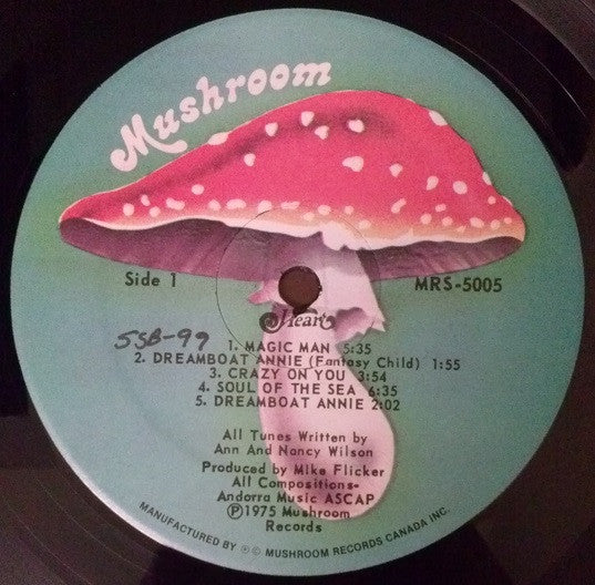 Heart : Dreamboat Annie (LP, Album, RE, Gat)