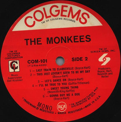 The Monkees : The Monkees (LP, Album, Mono, RP)
