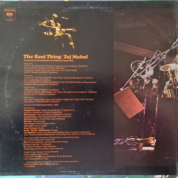 Taj Mahal : The Real Thing (2xLP, Album, Pit)