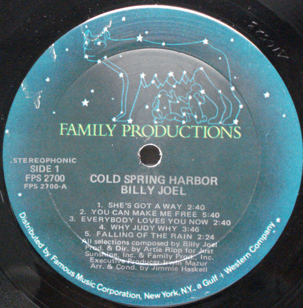 Buy Billy Joel : Cold Spring Harbor (LP, Album, Mon) Online for a