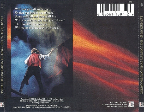 Cameron Mackintosh Presents Alain Boublil & Claude-Michel Schönberg : Les Misérables - The Complete Symphonic Recording (3xCD, Album + CD, Album, Enh + Box, RE)