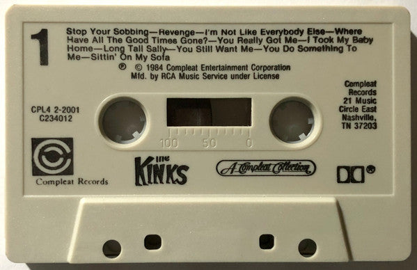 The Kinks : A Compleat Collection (Cass, Comp, Club, RCA)
