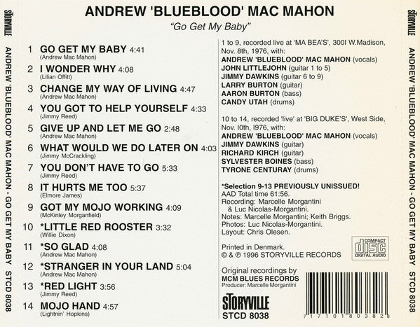 Andrew McMahon (2) : Go Get My Baby (CD, Album)