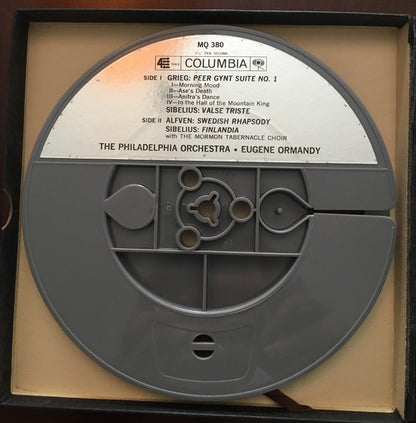 The Philadelphia Orchestra, Eugene Ormandy - Sibelius*, Grieg*, Alfvén*, The Mormon Tabernacle Choir* : Finlandia (Reel, 4tr Stereo, 7" Reel)