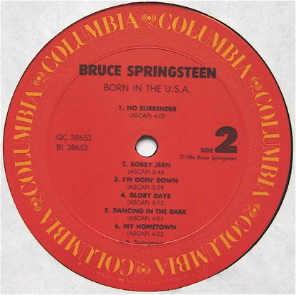 Bruce Springsteen : Born In The U.S.A. (LP, Album, Car)