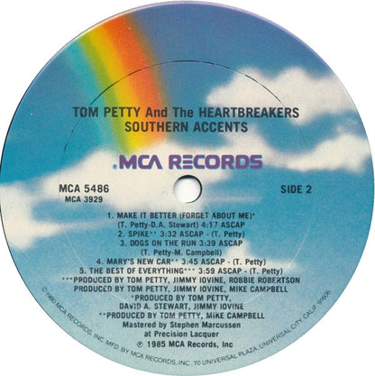 Tom Petty And The Heartbreakers : Southern Accents (LP, Album, Club, CRC)