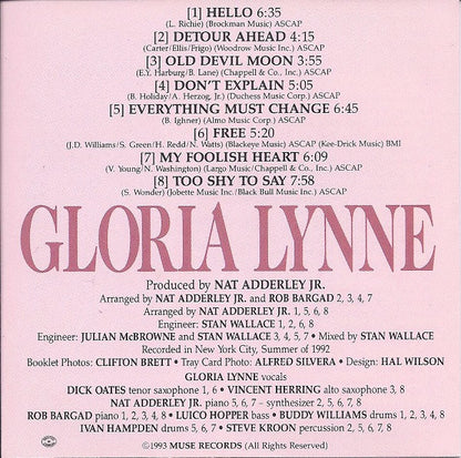 Gloria Lynne : No Detour Ahead (CD, Album)