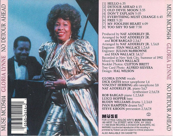 Buy Gloria Lynne : No Detour Ahead (CD, Album) Online for a great