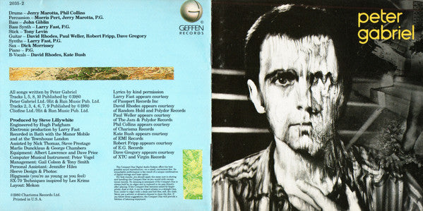 Peter Gabriel : Peter Gabriel (CD, Album, RE)