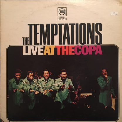 The Temptations : Live At The Copa (LP, Album, Hol)