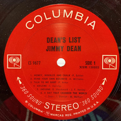 Jimmy Dean : Dean's List (LP, Album)
