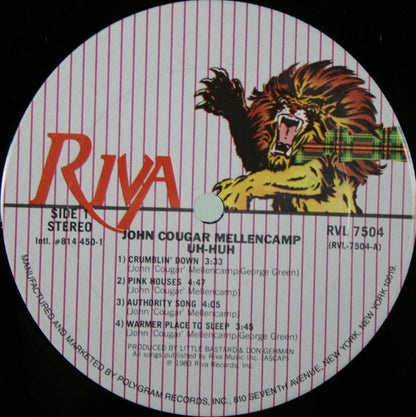 John Cougar Mellencamp : Uh-Huh (LP, Album, Club, CRC)