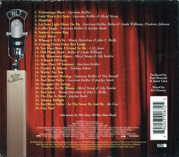Various : A Prairie Home Companion (Original Motion Picture Soundtrack) (CD, Album + DVD-V + Dlx, Ltd)