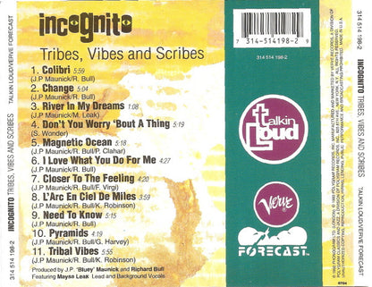 Incognito : Tribes, Vibes + Scribes (CD, Album)