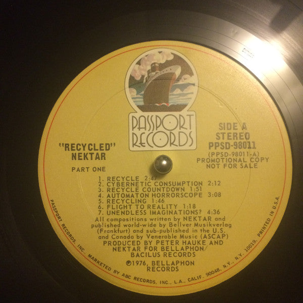 Nektar : Recycled (LP, Album, Promo, Gat)