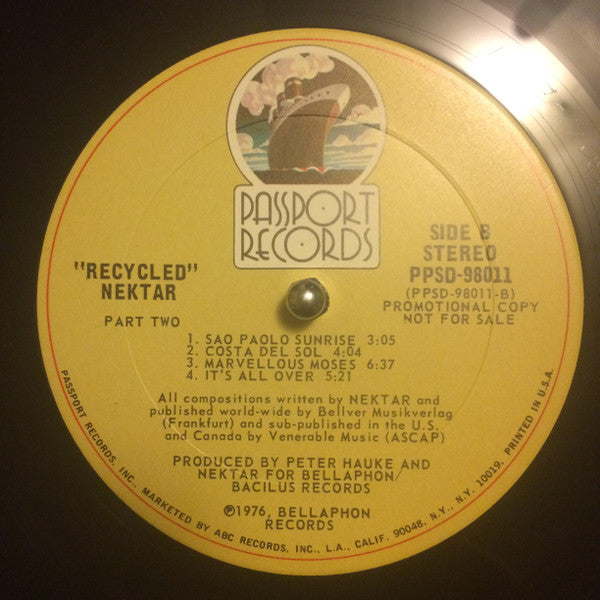 Nektar : Recycled (LP, Album, Promo, Gat)