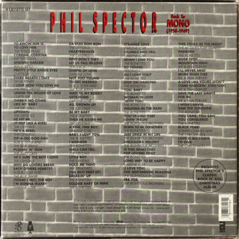 Phil Spector : Back To Mono (1958-1969) (4xCass, Comp, Mono, and)