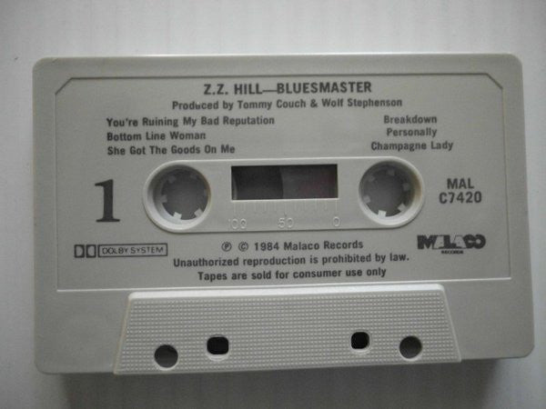 Z.Z. Hill : Bluesmaster (Cass, Album)
