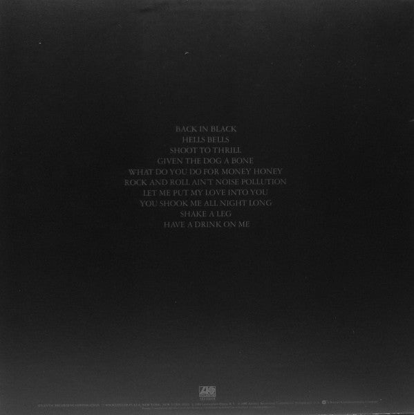 AC/DC : Back In Black (LP, Album, Spe)