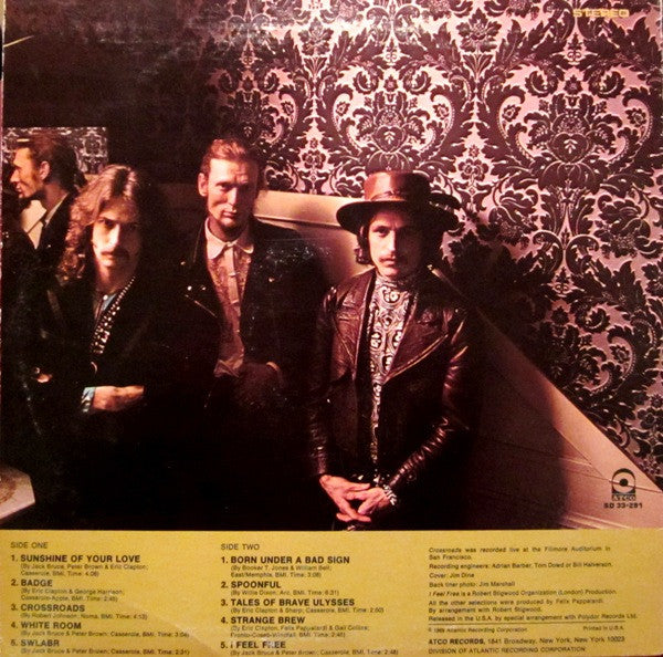 Cream (2) : Best Of Cream (LP, Comp, CP )