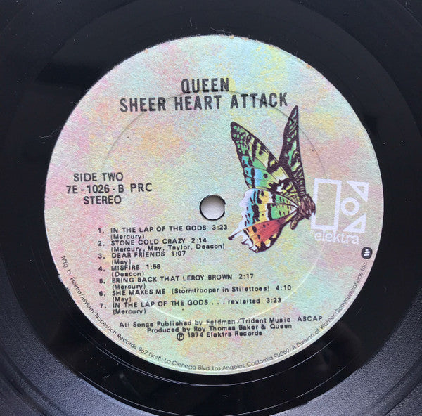 Queen : Sheer Heart Attack (LP, Album, PRC)